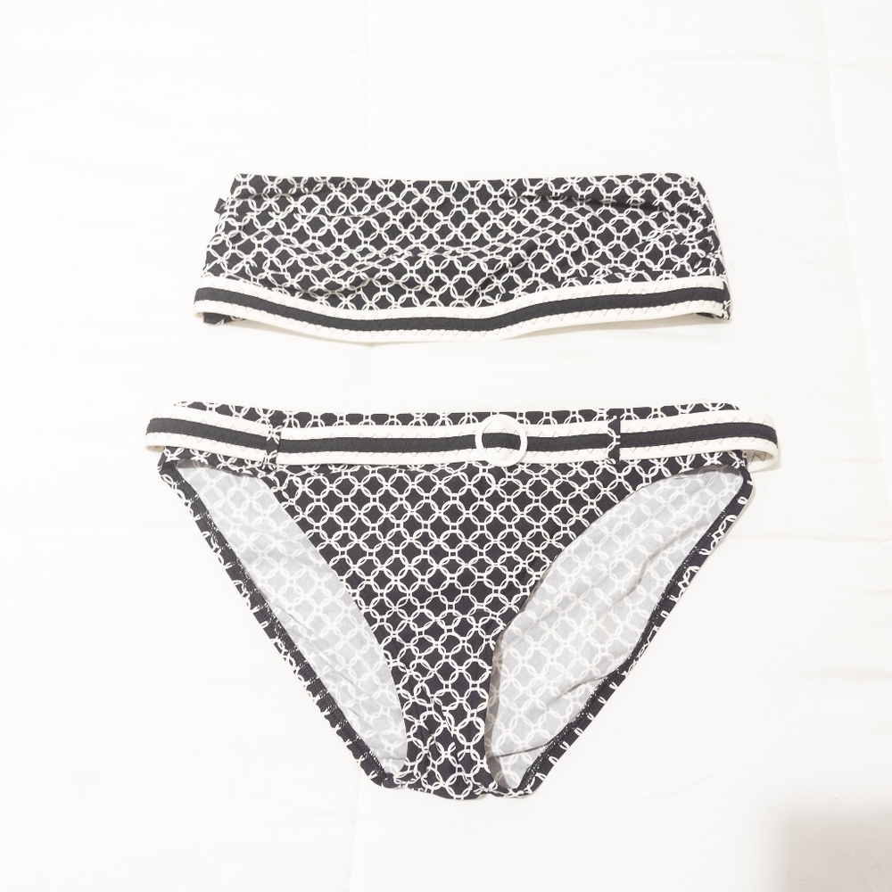 Nautica Strapless Bikini With Belt Medium